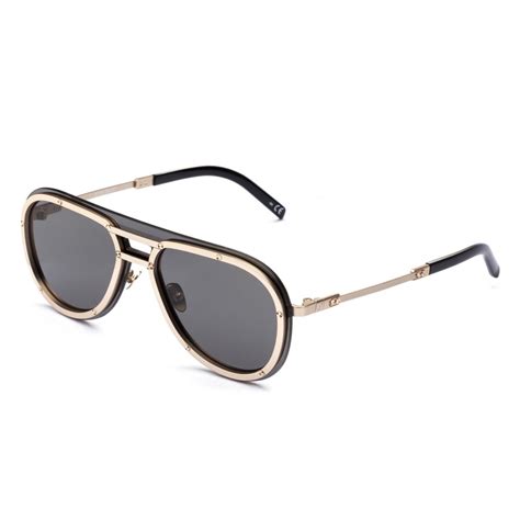 hublot aviator sunglasses|Authentic Hublot H007 .120 Aviator Sunglasses Black/Gold.